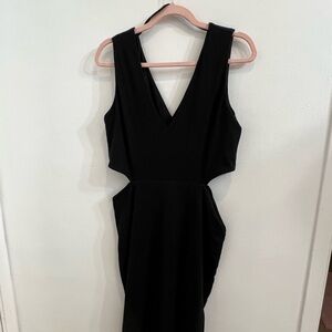 AFRM side cutout midi dress